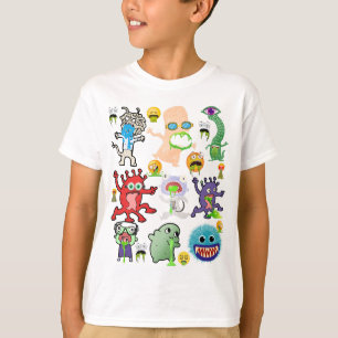 Funny Puking Creatures and Monsters T Shirt