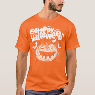 Funny Pumpkin Ansikte För manar Costume T-Shirt