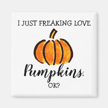 Funny Pumpkin Kärlek Fall Season