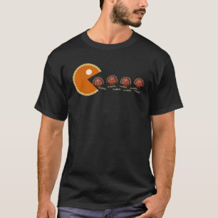 Funny Pumpkin Paj Eating Turkey Gobble Gamers Tha T Shirt