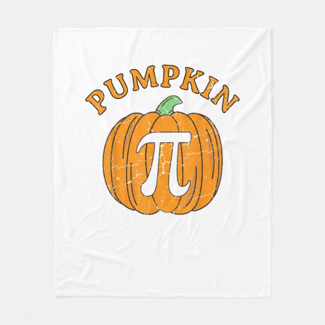 Funny Pumpkin Paj Halloween Thanksgiving Pumpkin P Fleecefilt (Framsidan)