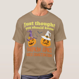 FUNNY PUMPKIN SPICE ORSAKAR KONSTIPATION T SHIRT