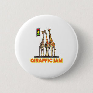 Funny Pun Giraffe Sylt Knapp