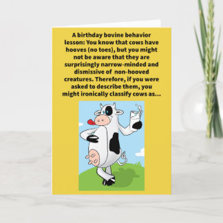 Funny Pun Lack Toes, Intolerant Grattis på födelse Kort