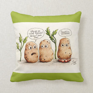 Funny Pun-potatis Kudde