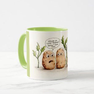 Funny Pun-potatis Mugg