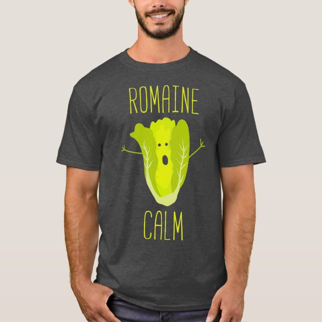 Funny  Pun Romaine Lugn Gardener Gift T Shirt (Framsida)