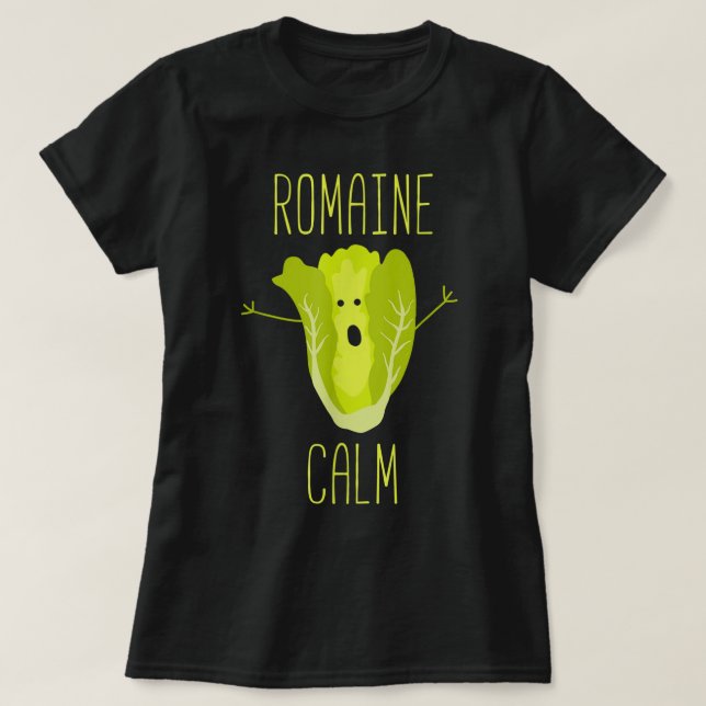 Funny  Pun Romaine Lugn Gardener Gift T Shirt (Design framsida)