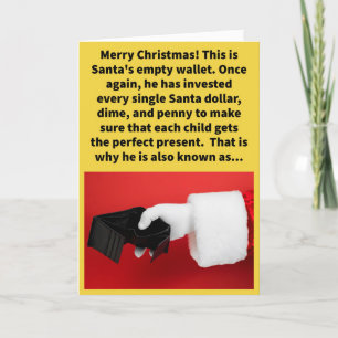 Funny Pun Saint Nickel-less God jul Kort
