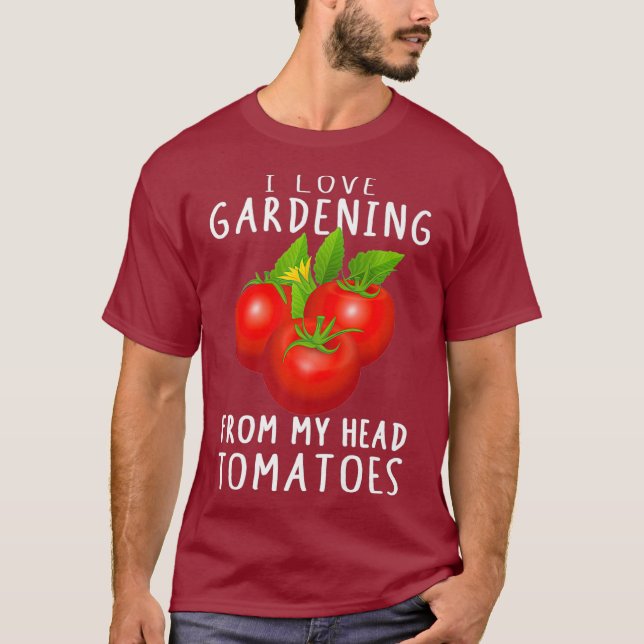 Funny Pun Tomates  Plant Novelty Gifts T Shirt (Framsida)