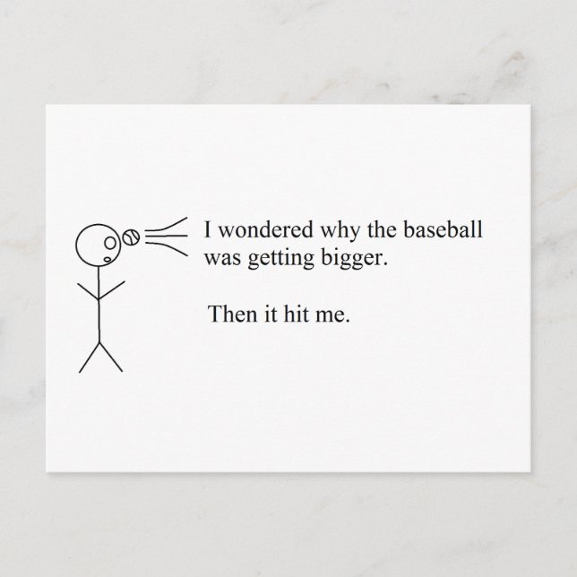 Funny Pun Vykort (Framsida)