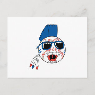 Funny Punk Baseball Vykort