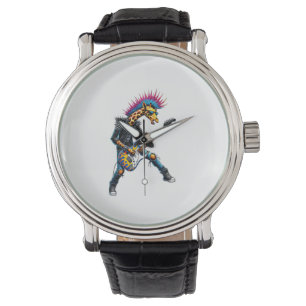 Funny Punk Giraffe, Sten'n Roll Giraffe, Guit Armbandsur