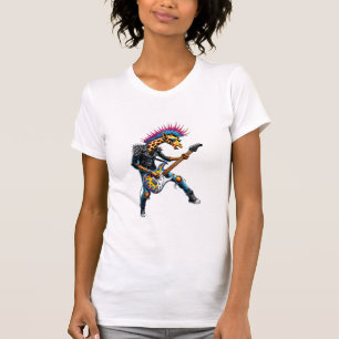 Funny Punk Giraffe, Sten'n Roll Giraffe, Guit T Shirt