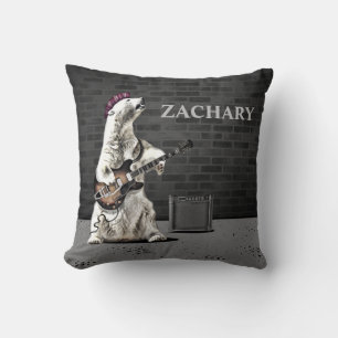 Funny Punk Sten Bear Guitar eget namn Musician T Kudde