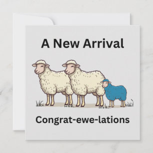 FUNNY PUNNY BABY GRATTISAR JULKORT