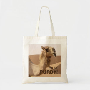 Funny Purdy Camel Photo Tygkasse