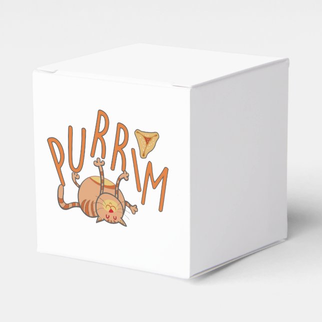 Funny Purim Cat Presentaskar (Framsidan Sidan)