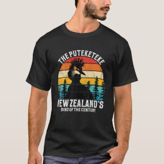 Funny Puteketeke Nya Zeelands börd T Shirt