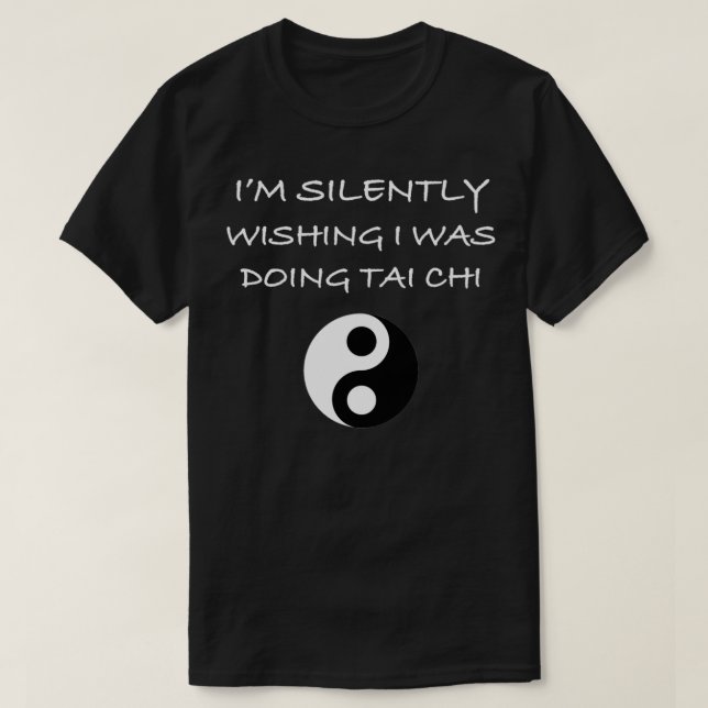 Funny Qigong t Chi gung Tai Chi qi kung gift Shirt (Design framsida)