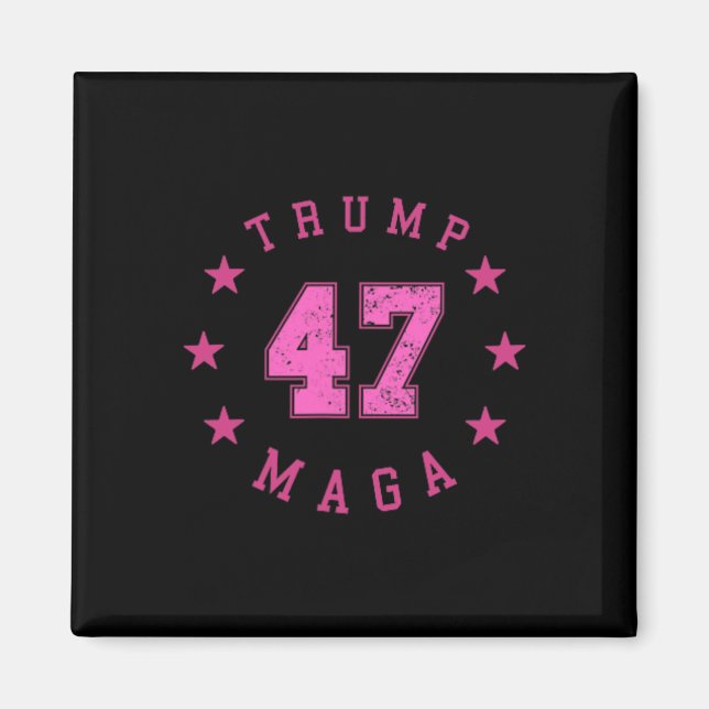Funny Qr 45 47 Trump Inauguration 2025 Dance Code Magnet (Framsidan)
