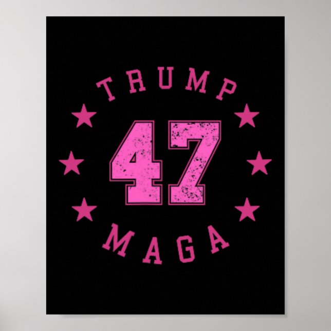 Funny Qr 45 47 Trump Inauguration 2025 Dance Code Poster (Framsidan)
