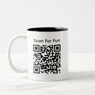 Funny QR Code mugg png, Sarkastic Mugg Wrap