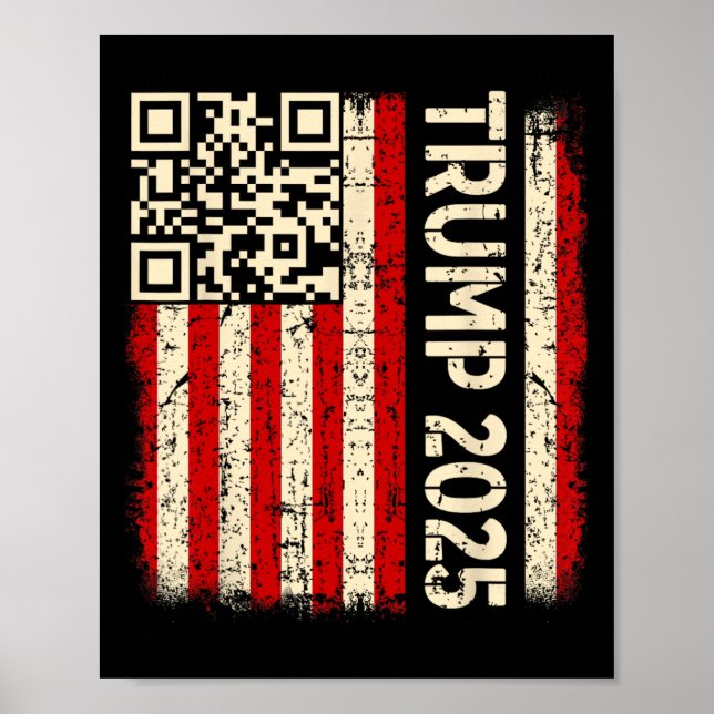 Funny Qr Donald Trump Dancing 4745 Code Video Poster (Framsidan)