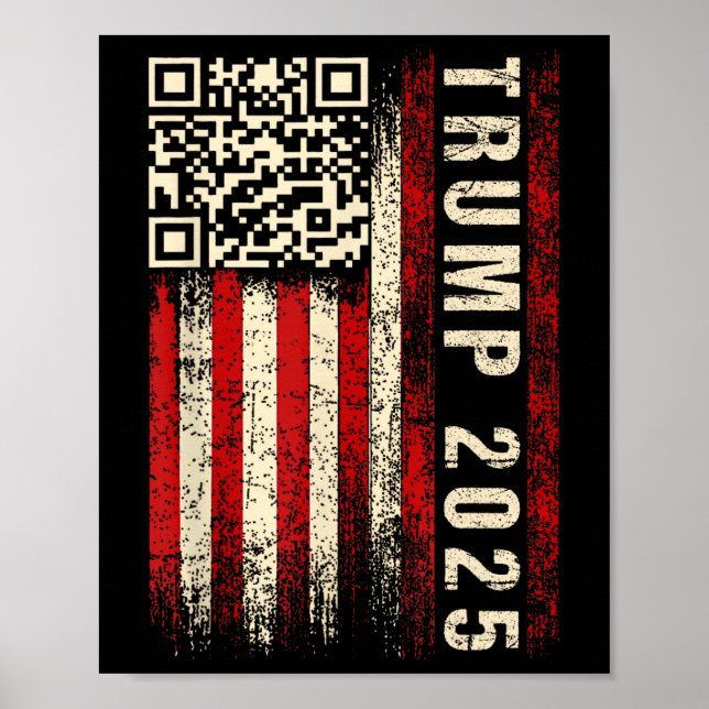 Funny Qr Donald Trump Dancing 4745 Code Video Poster (Framsidan)