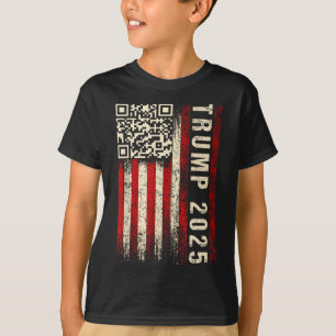 Funny Qr Donald Trump Dancing 4745 Code Video T Shirt