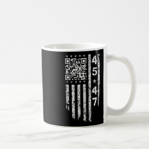 Funny Qr Han är Bakordförande Trump Code Kaffemugg