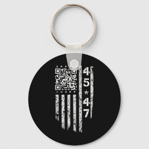 Funny Qr Han är Bakordförande Trump Code Nyckelring