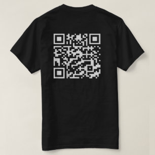 Funny QR-ordförande Trump Dance Code (på baksidan) T Shirt