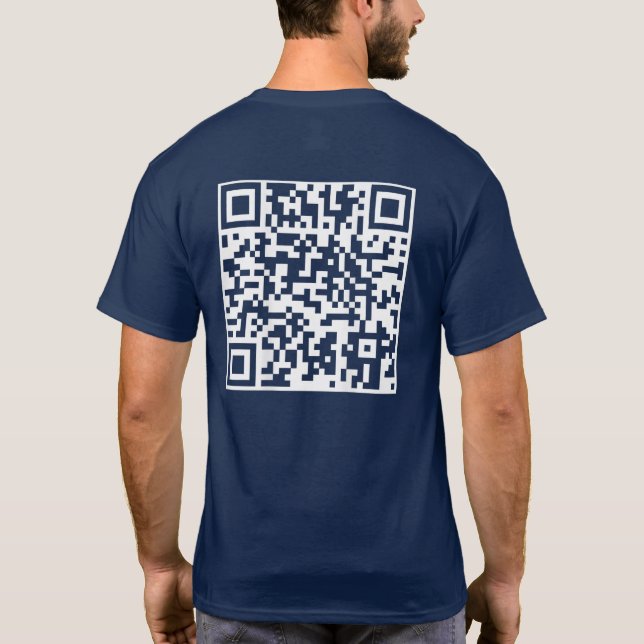 Funny QR-ordförande Trump Dance Code T Shirt (Baksida)