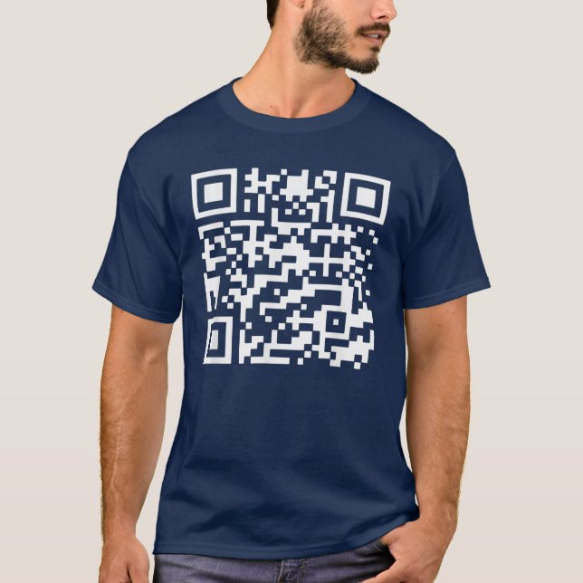Funny QR-ordförande Trump Dance Code T Shirt (Framsida)