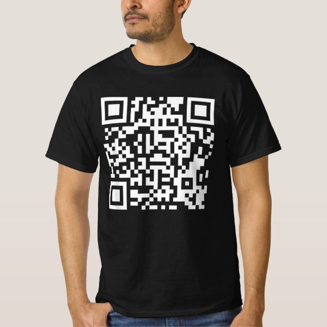 Funny QR-ordförande Trump Dance Code T Shirt (Framsida)