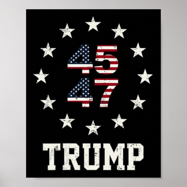 Funny Qr President Trump Dance Code 4547 (front An Poster (Framsidan)