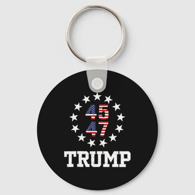 Funny Qr President Trump Dance Code Inauguration D Nyckelring (Framsida)