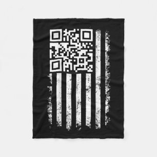 Funny Qr Scan Me President Trump 4547 Trump Dancin Fleecefilt