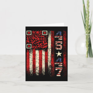 Funny Qr Scan Me President Trump 4547 Trump Dancin Kort