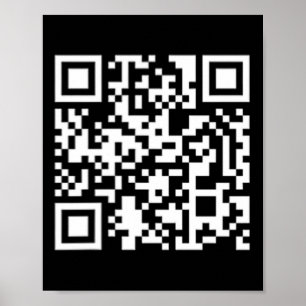 Funny Qr Trump 47 Invigningsdag 2025 Dance Code Poster