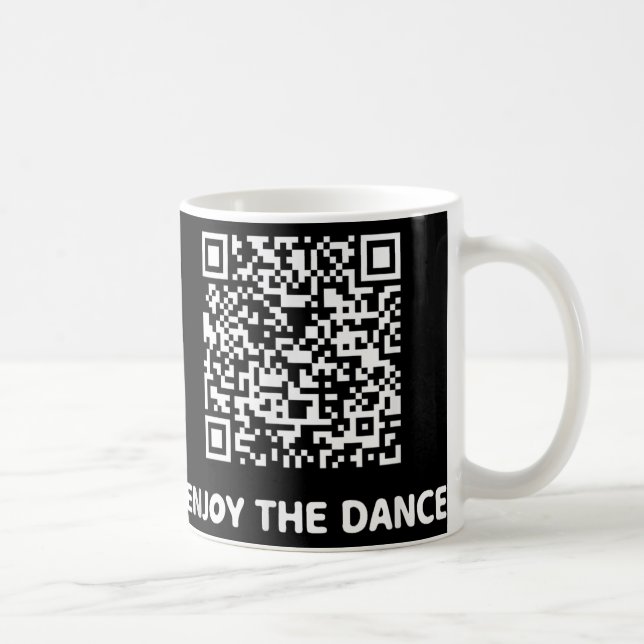 Funny Qr Trump Dumpning Interactive Code Kaffemugg (Höger)
