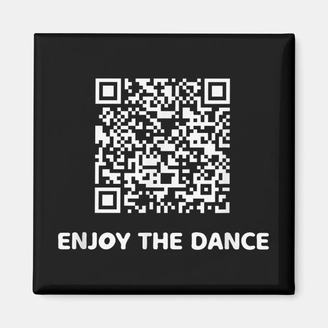Funny Qr Trump Dumpning Interactive Code Magnet (Framsidan)