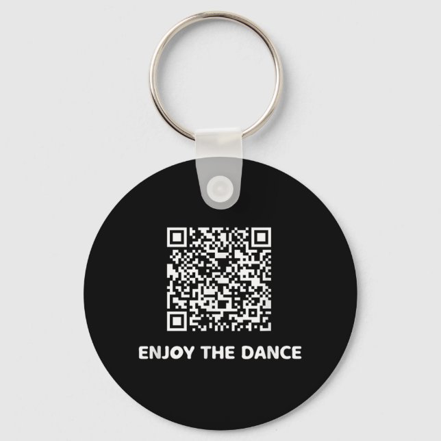 Funny Qr Trump Dumpning Interactive Code Nyckelring (Framsida)