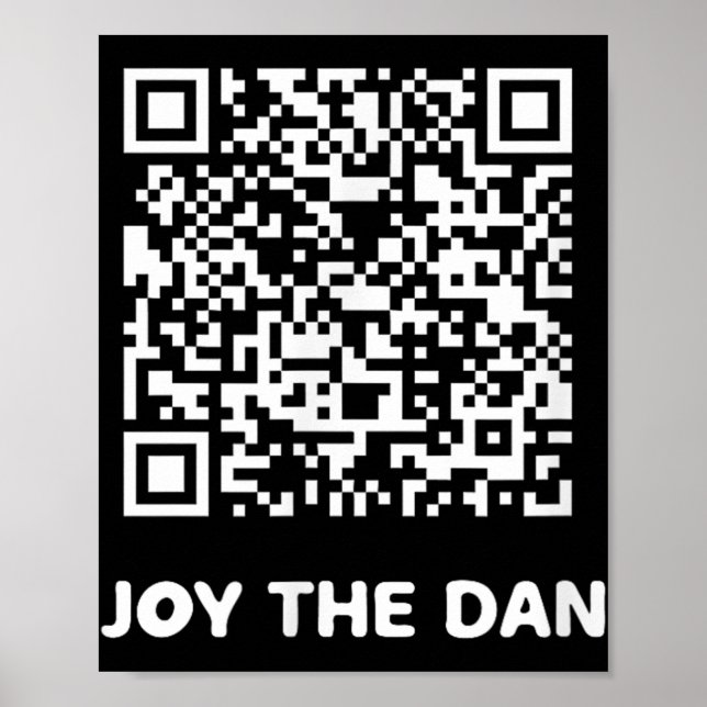 Funny Qr Trump Dumpning Interactive Code Poster (Framsidan)