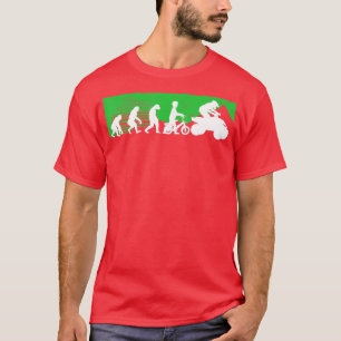 Funny Quad Retro Quad Riding Fyra Wheeler ATV för T Shirt