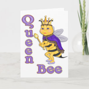 Funny Queen Bee Kort