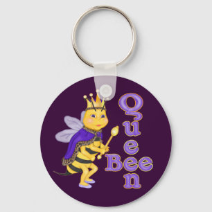 Funny Queen Bee Nyckelring