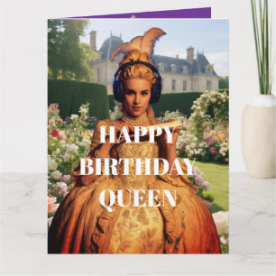 Funny Queen Birthday Card Kort