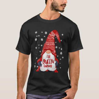 Funny Queen Gnome Family Matching-julklapp P T Shirt